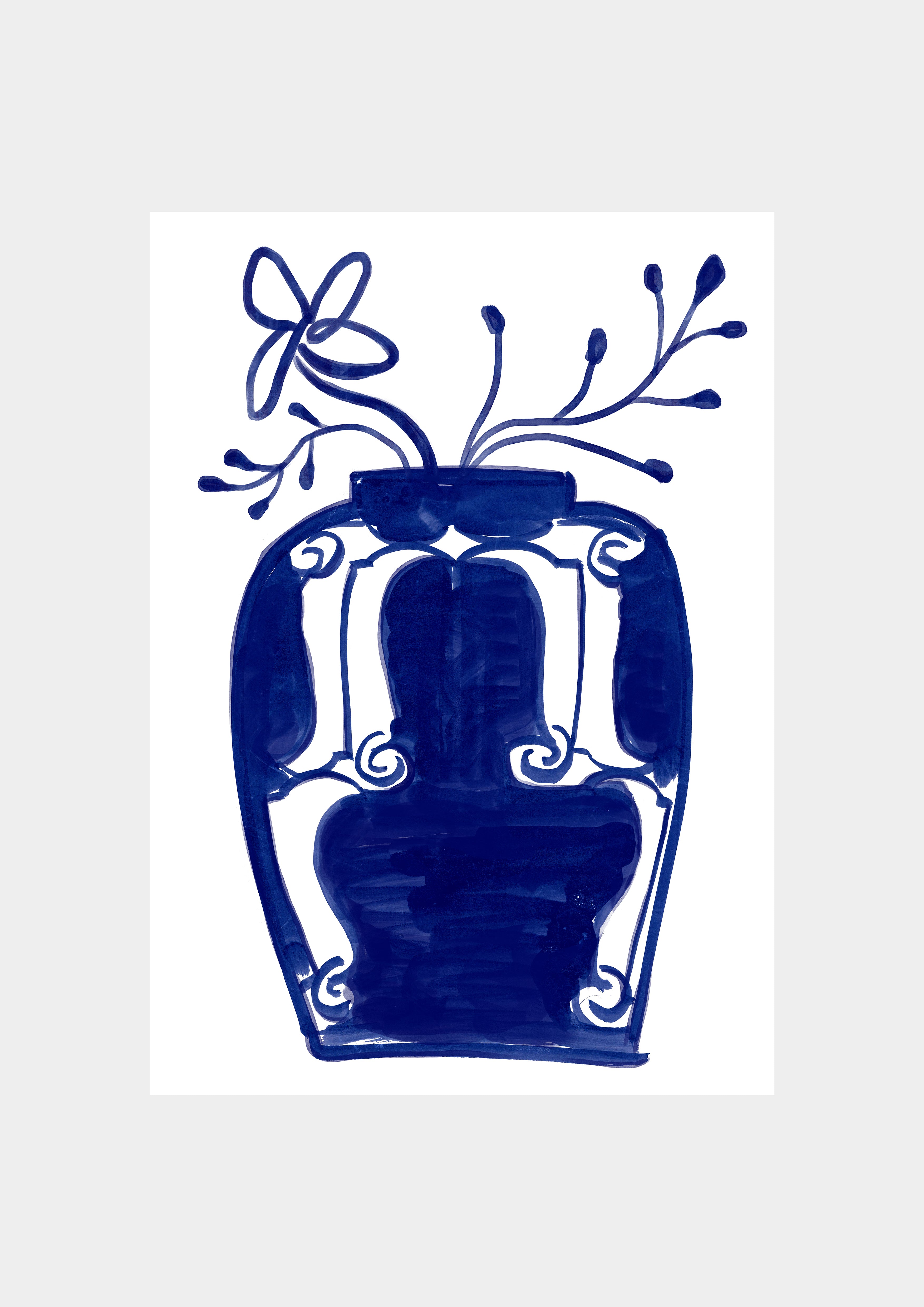 Chinoiserie Vase II